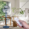 Quạt Đứng Có remote Nanoco NSF1602G-RCB (Màu xanh)