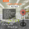 Quạt lửng CN Nanoco NLF1622 (Màu đen cam)