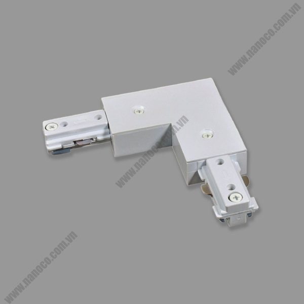 Khớp nối chữ L thanh ray dùng cho đèn LED Track Light Nanoco