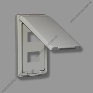 Mặt 2 thiết bị - Có nắp che Wide Series Panasonic WEG7902