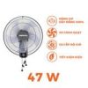 Quạt Treo Tường Nanoco NWF1604G (Màu Xám)