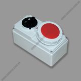 Ổ cắm công nghiệp kèm công tắc loại kín nước PCE