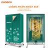 Tủ sấy quần áo Nanoco NCV2006 - sấy nhanh khô, tiết kiệm điện