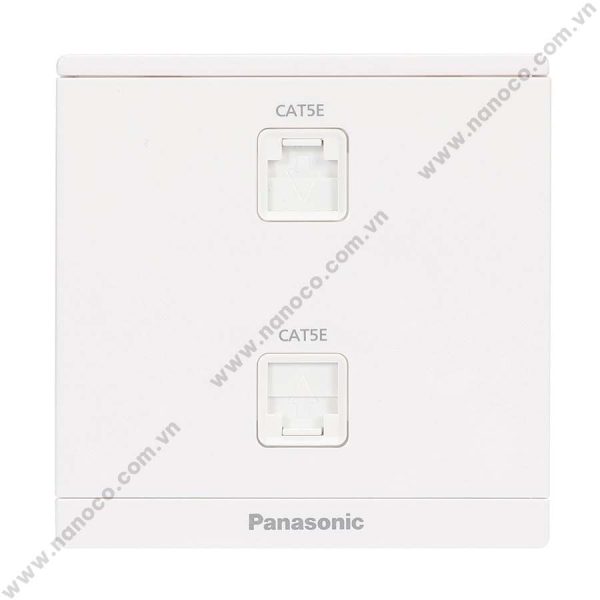 Bộ 2 ổ cắm data CAT5E Moderva Panasonic