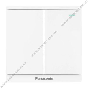 Bộ 2 công tắc C 1 chiều Moderva Panasonic (có chỉ báo)